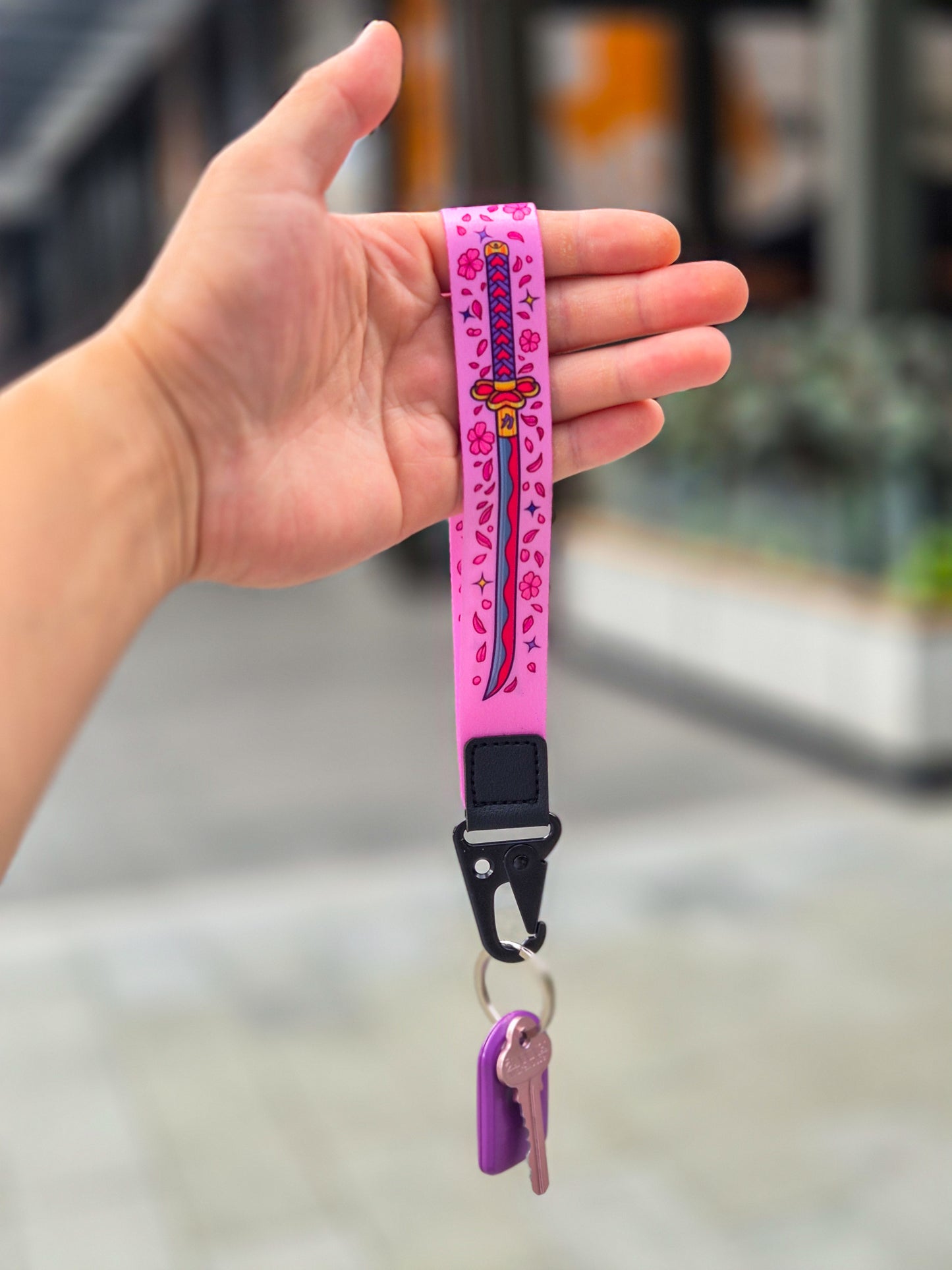 Blossom Katana Keychain
